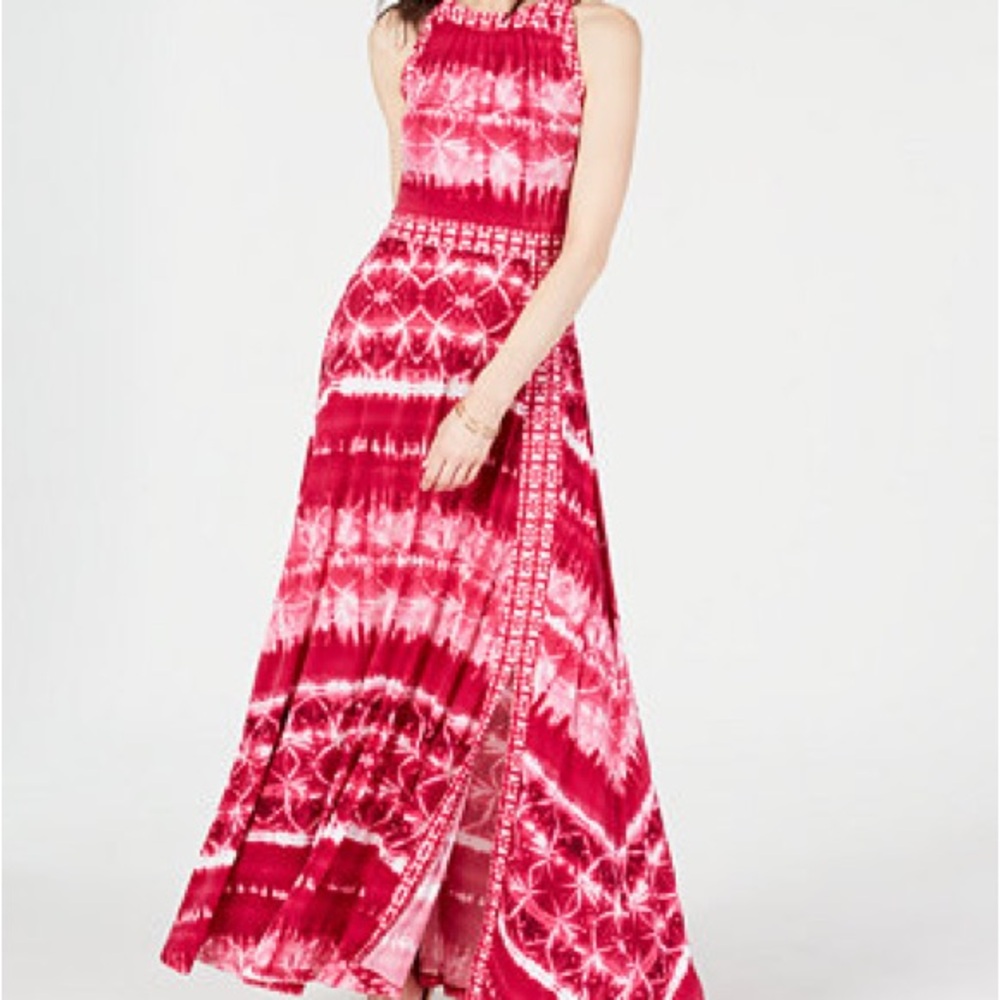 INC International Concepts Tie Dye Maxi Dress